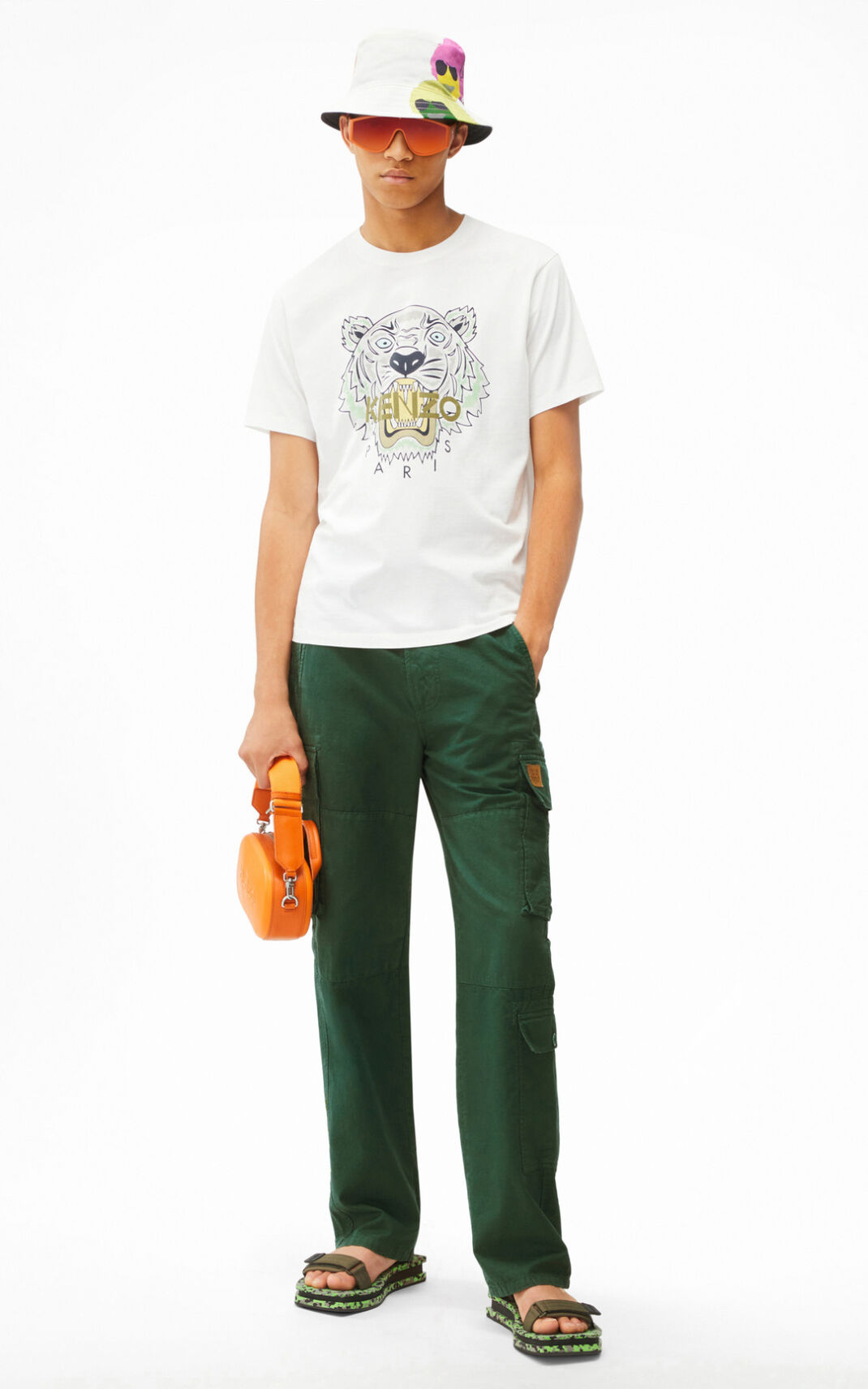 Kenzo Tiger T Shirt Herr | 92015-KTZJ